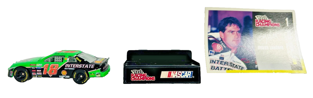 Bobby Labonte #18 Interstate Batteries Racing Champions NASCAR Diecast w/ Card