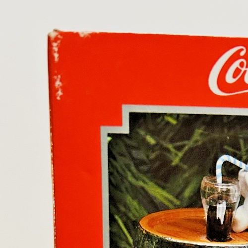 1992 Coca-Cola “The Cold, Crisp Taste of Coke” Ornament 583766 Mice & Barrel Box