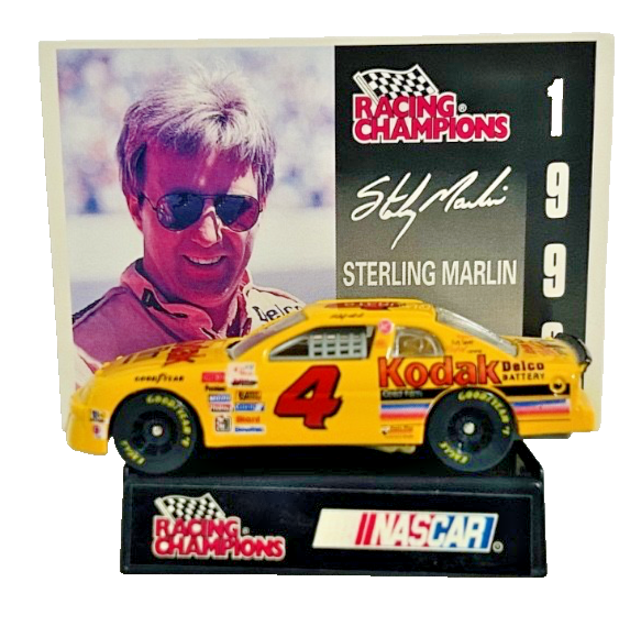 Sterling Marlin #4 Kodak 1996 Monte Carlo Racing Champions 1:64 w/Card