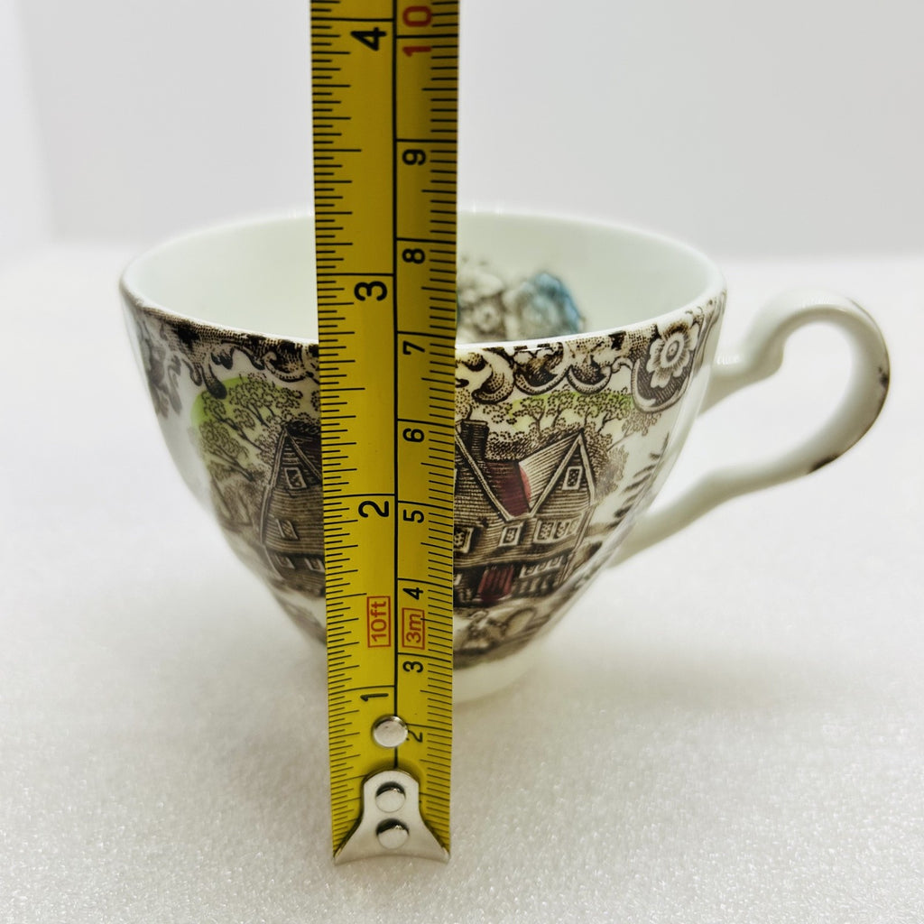 Johnson Brothers Colonial Overhang Teacup and Saucer Heritage Hall