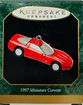 1997 Miniature Corvette ~ Hallmark Keepsake Ornament
