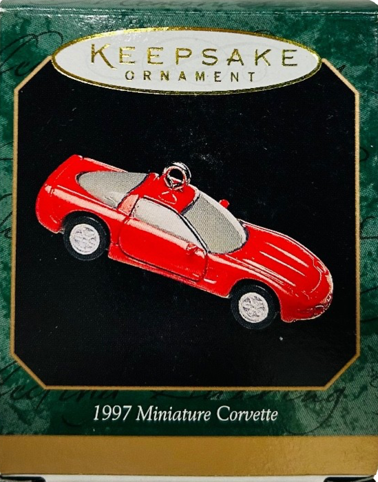 1997 Miniature Corvette ~ Hallmark Keepsake Ornament