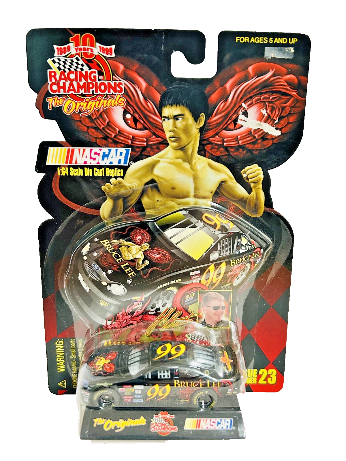 Racing Champions Originals 1:64 Jeff Burton #99 Bruce Lee NASCAR Die-cast
