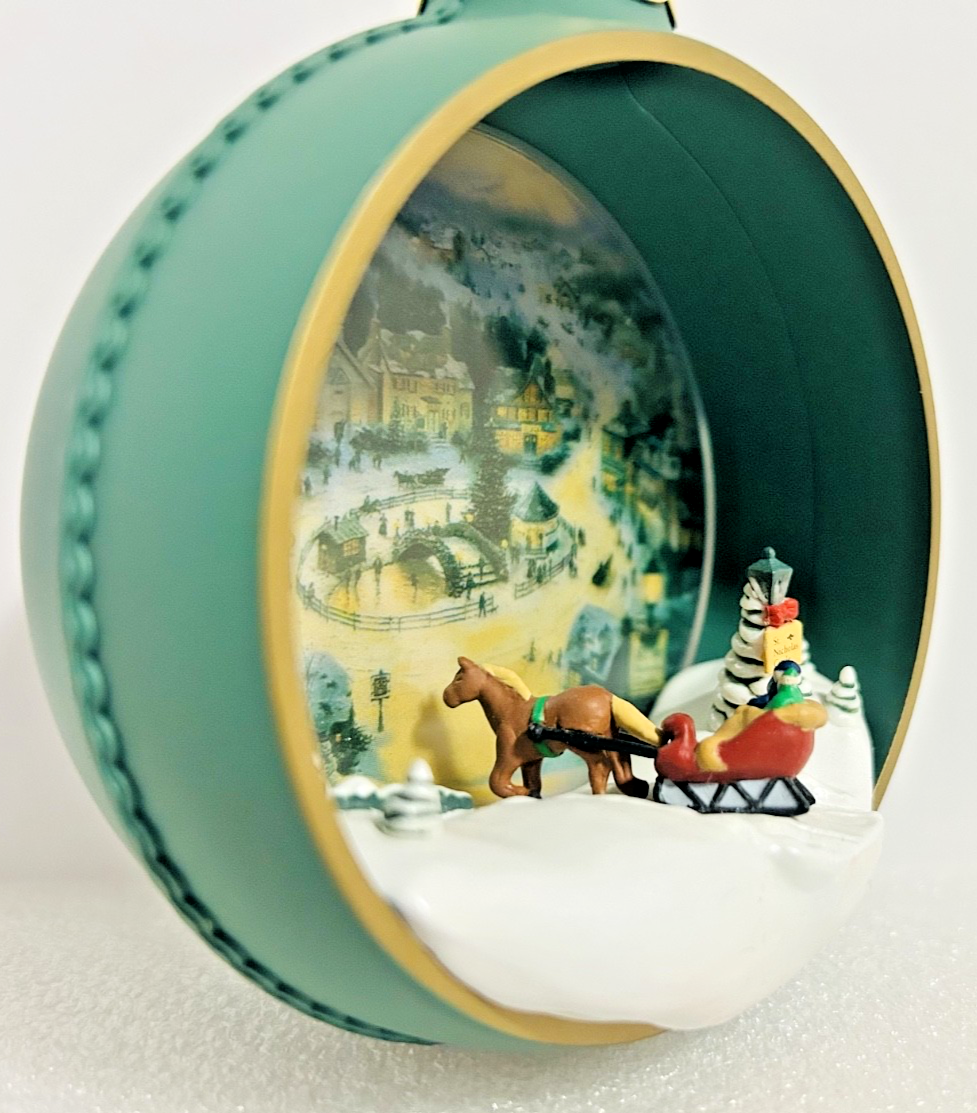 Hallmark 1998 St Nicholas Circle Kinkade Magic Lighted Ornament