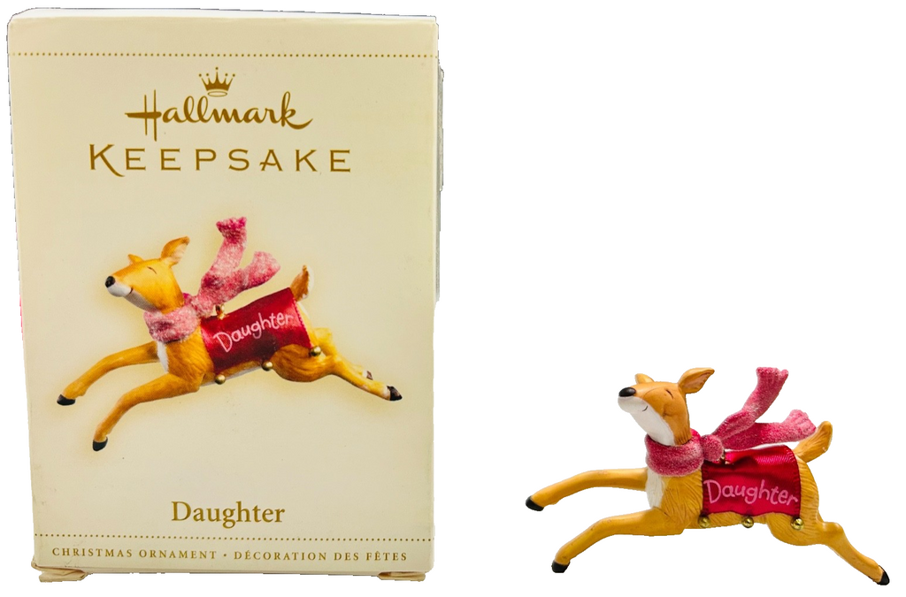 Hallmark Keepsake Ornament 2006 “Daughter” Happy Reindeer w/Box