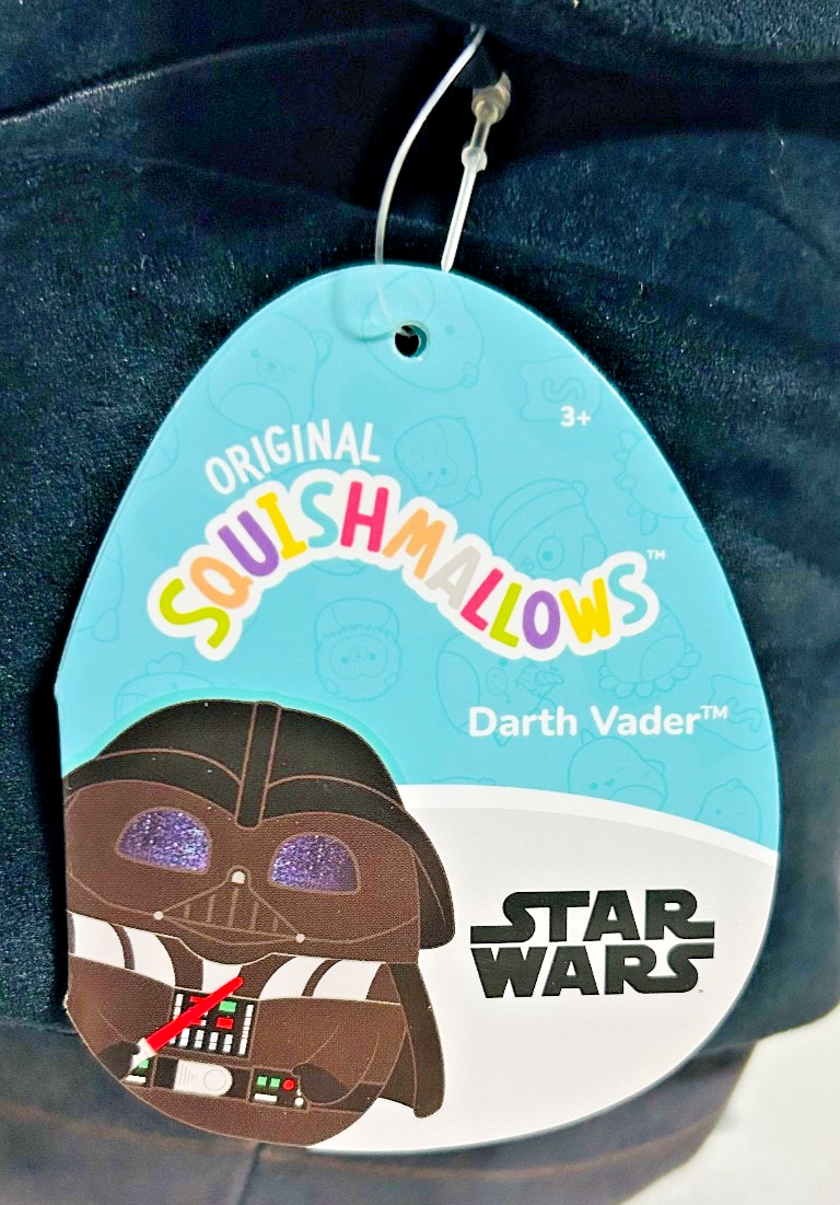 Original Squishmallows Star Wars Darth Vader 8″ Plush NWT HTF Soft Toy