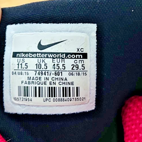 LEBRON JAMES IX NIKE Soldier 9 Zoom Mens Size 11.5 Think Pink Breast Cancer