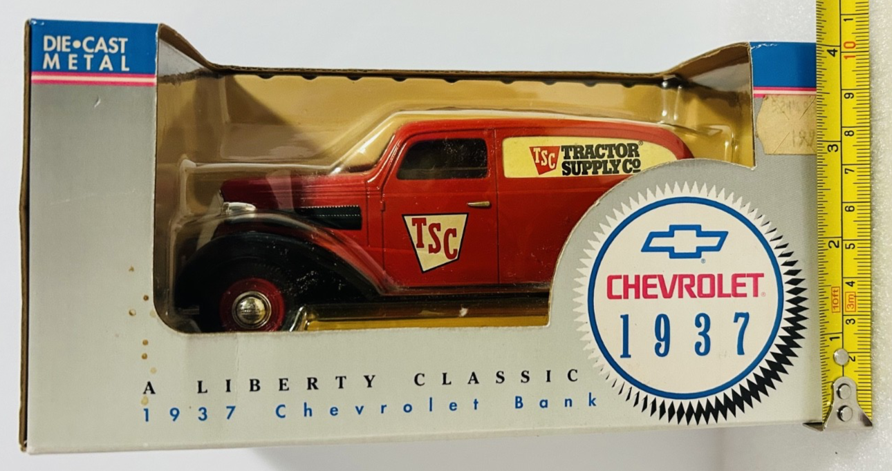 Liberty Classics 1937 Chevrolet Bank Tractor Supply Co Diecast NIB