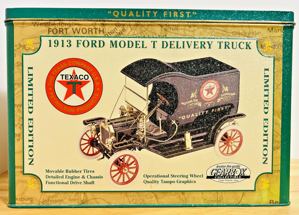 Gearbox Texaco 1913 Ford Model T Delivery Truck 1/16 Diecast LE 8407/20000
