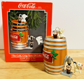 1992 Coca-Cola “The Cold, Crisp Taste of Coke” Ornament 583766 Mice & Barrel Box