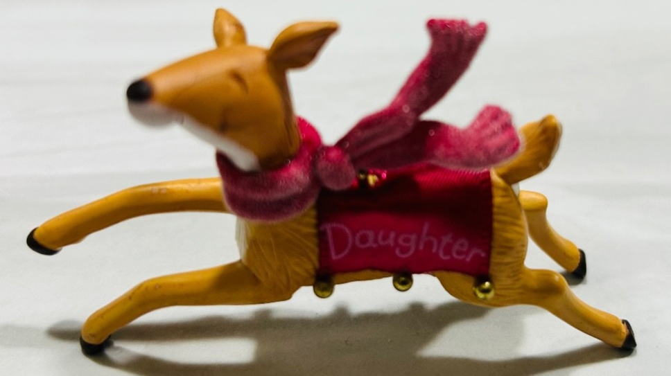 Hallmark Keepsake Ornament 2006 “Daughter” Happy Reindeer w/Box