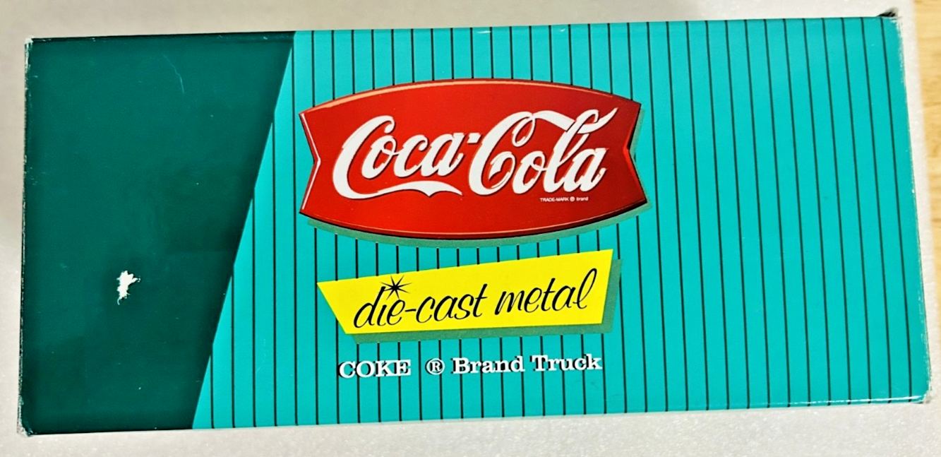 Ertl Coca-Cola Diecast Stake Truck w Vending Machines Dolly F296