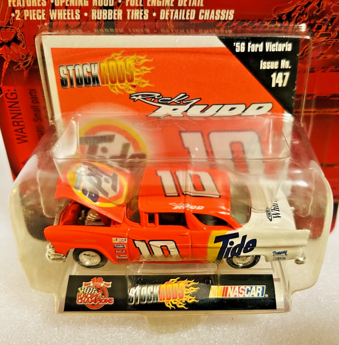 Racing Champions Stock Rods Ricky Rudd #10 Tide ’56 Ford Victoria MIP