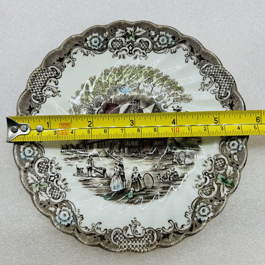 Johnson Brothers Colonial Overhang Teacup and Saucer Heritage Hall