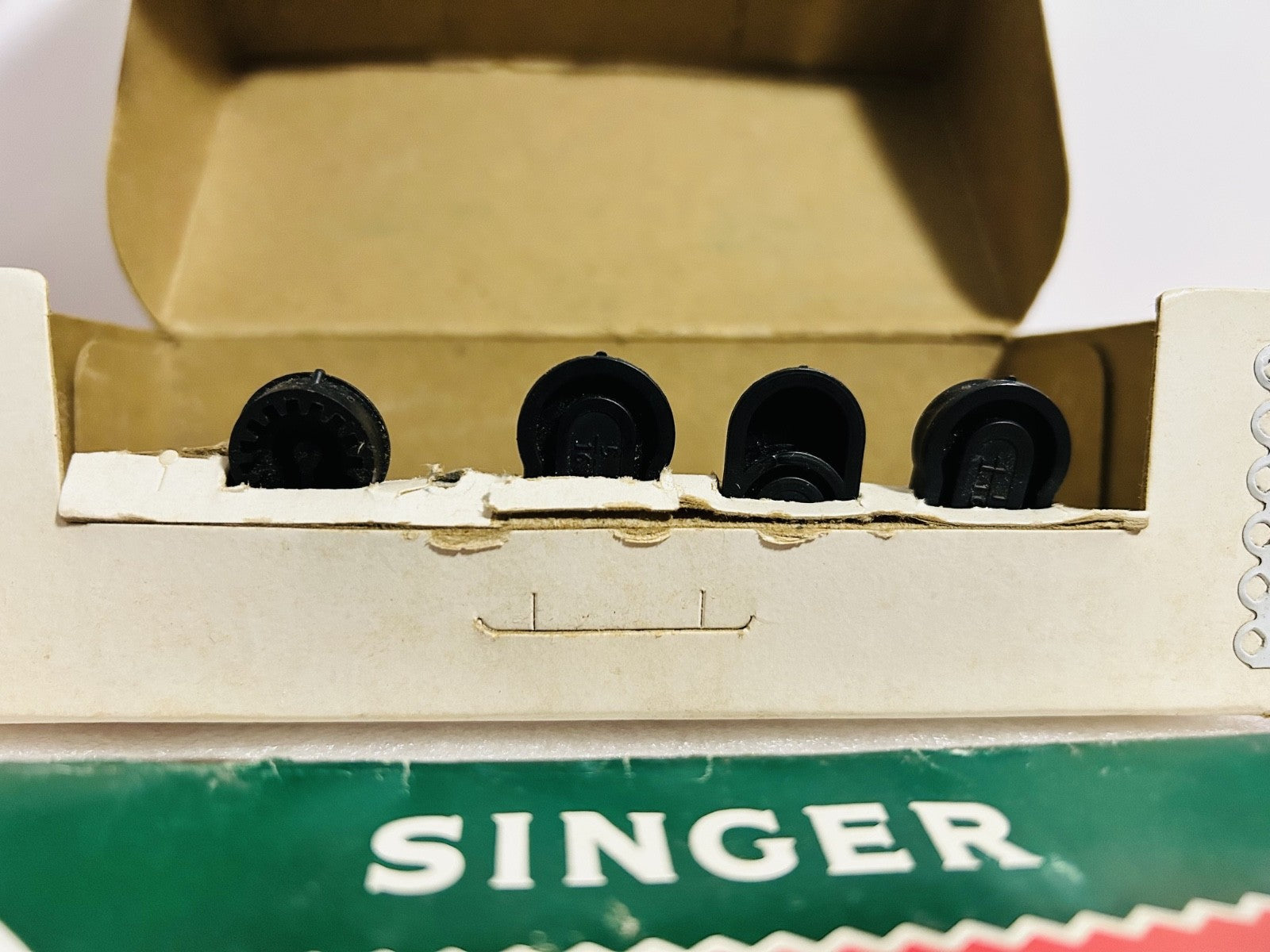 Singer Automatic Buttonholer Attachment w Templates Box Manuals Made USA