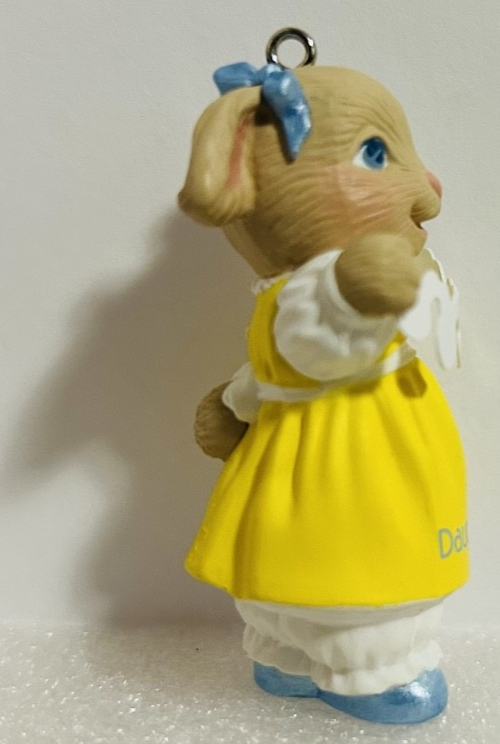 Hallmark Keepsake Daughter Easter Ornament 1994 Bunny Rabbit