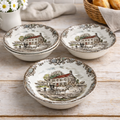 Johnson Brothers Pennsylvania Fieldstone Soup Cereal Bowls Set of 4 England