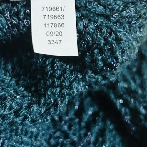 Maurices 3X Teal Metallic Knit Sweater V-Neck Plus Size NWT