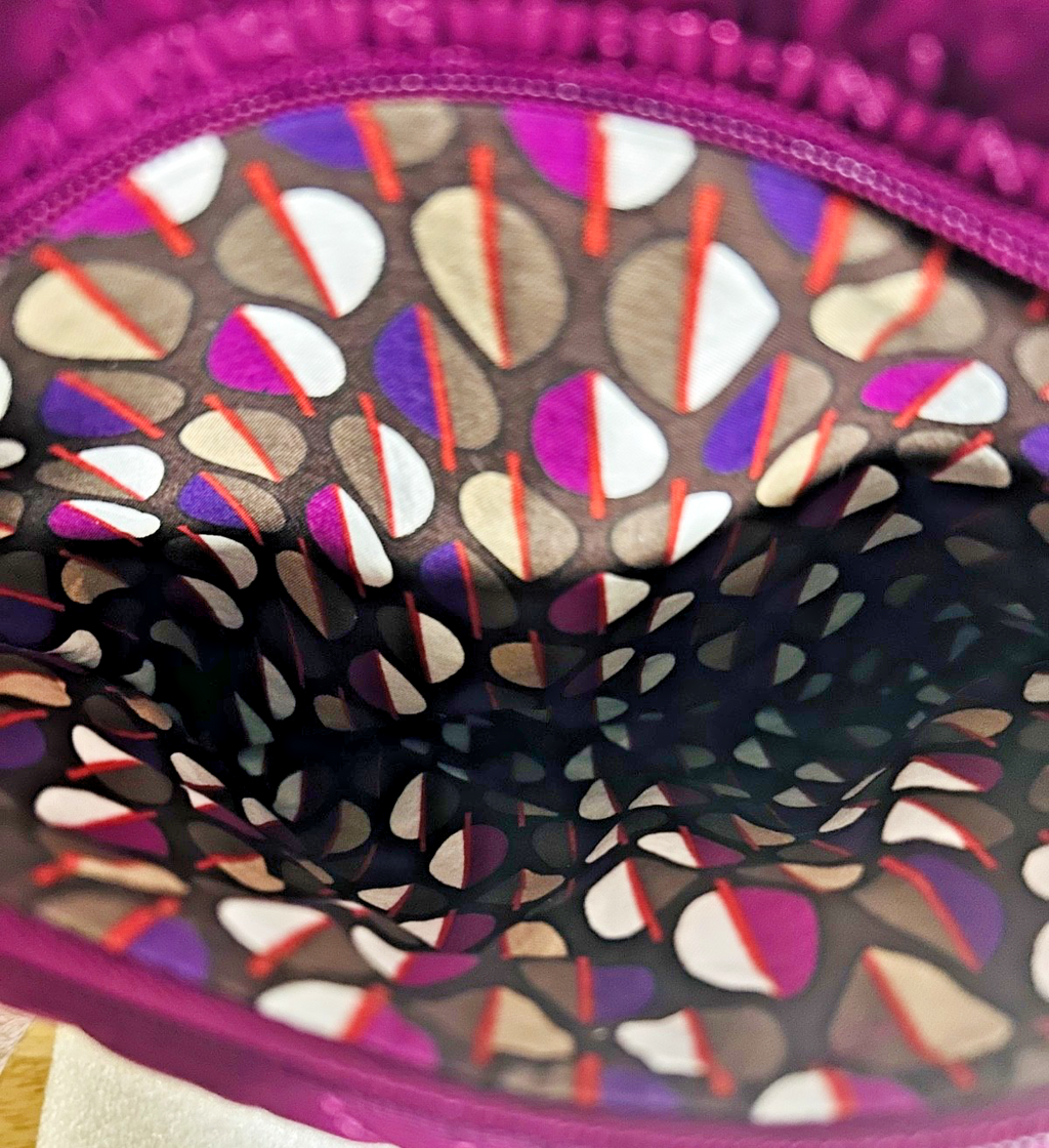 Vera Bradley Magenta Quilted Crossbody Shoulder Bag Pink