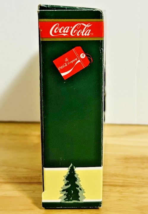 Coca-Cola Trim-A-Tree Collection Bottle Cap Santa Christmas Ornament w/ Box 1990