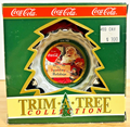 Coca-Cola Trim A Tree Santa Bottle Cap Ornament 1990 Boxed Coke
