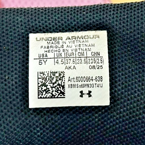 Under Armour Grade School Jogger Pink/Black 5Y 6000664-638
