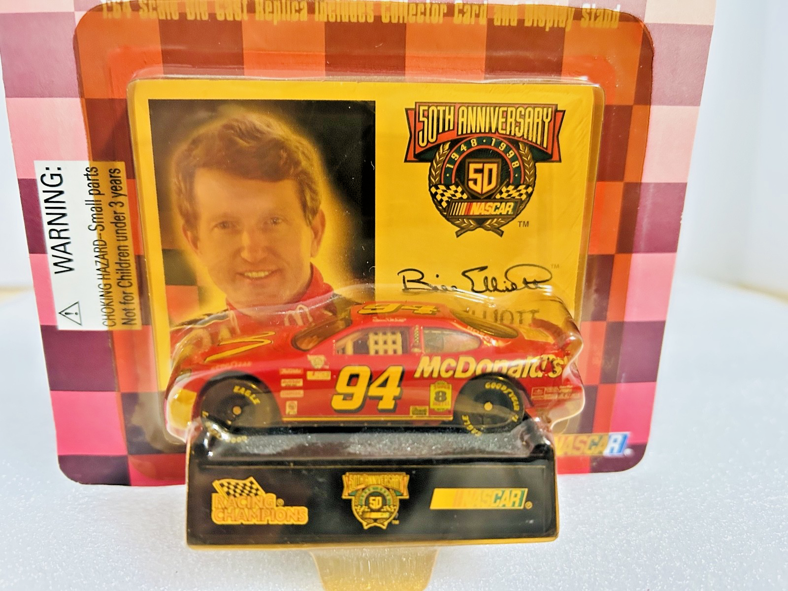 Bill Elliott #94 McDonald's NASCAR Racing Champions 50th Anniversary 1:64