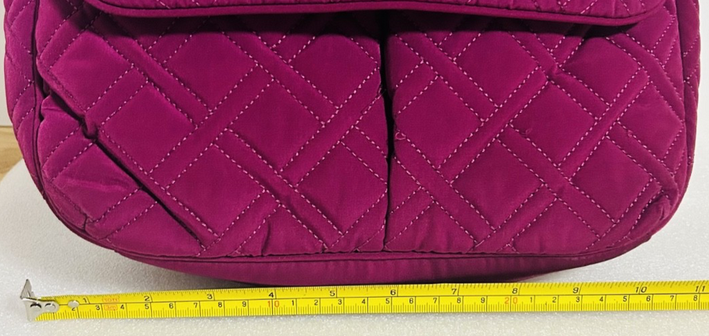 Vera Bradley Magenta Quilted Crossbody Shoulder Bag Pink