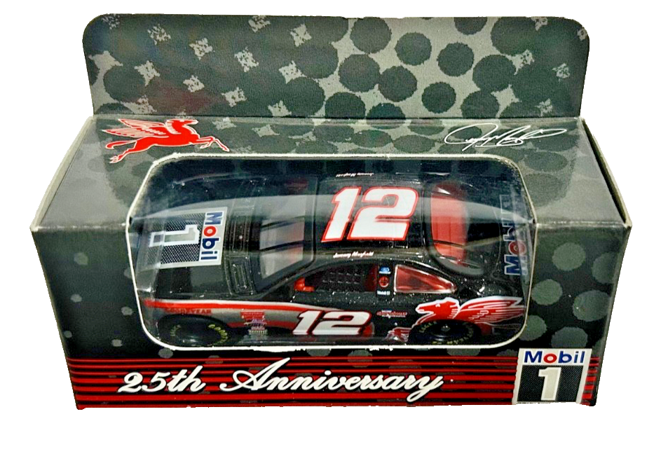 Jeremy Mayfield #12 Mobil 1 25th Anniversary 1:64 NASCAR Diecast Car MIB