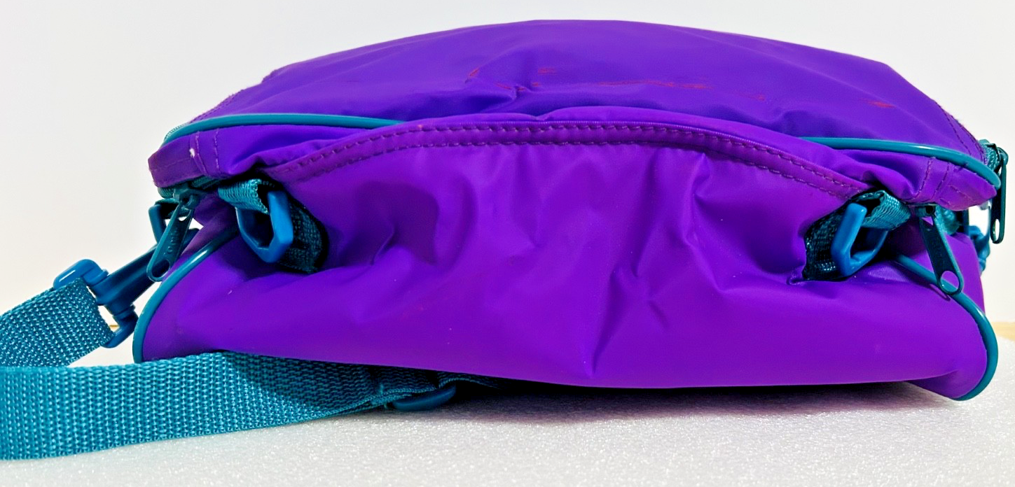 Vintage Igloo Purple Teal Insulated Lunch Cooler Bag Retro Soft Tote