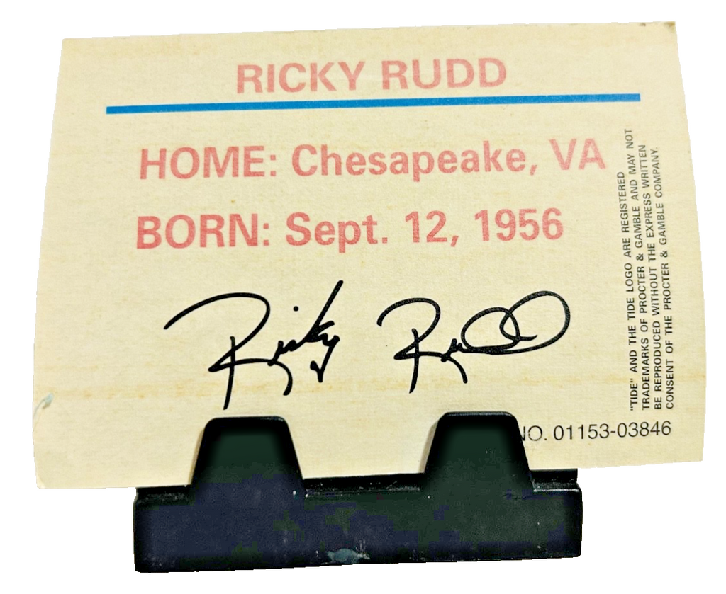 Ricky Rudd #41 NASCAR Diecast Car w/ Autograph Card Racing Champions