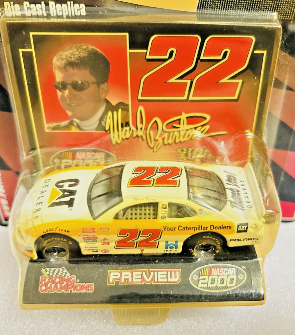 Racing Champions NASCAR 2000 Ward Burton #22 CAT Dealers 1:64 Diecast