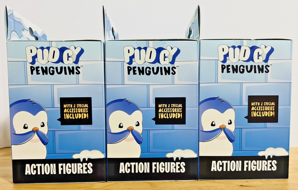 Pudgy Penguins Series 2 Action Figures Lot of 3 4.5” New Sealed