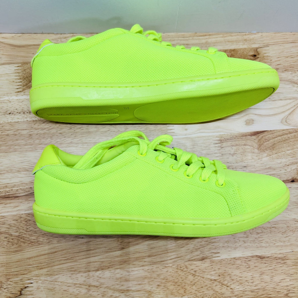 Zara Basic Collection Neon Yellow Sneakers Womens EU 38 US 7.5 8
