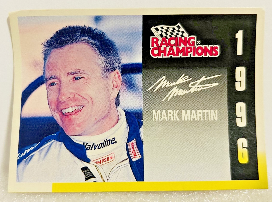 Mark Martin #6 Valvoline NASCAR Racing Champions Diecast w/ Display Card