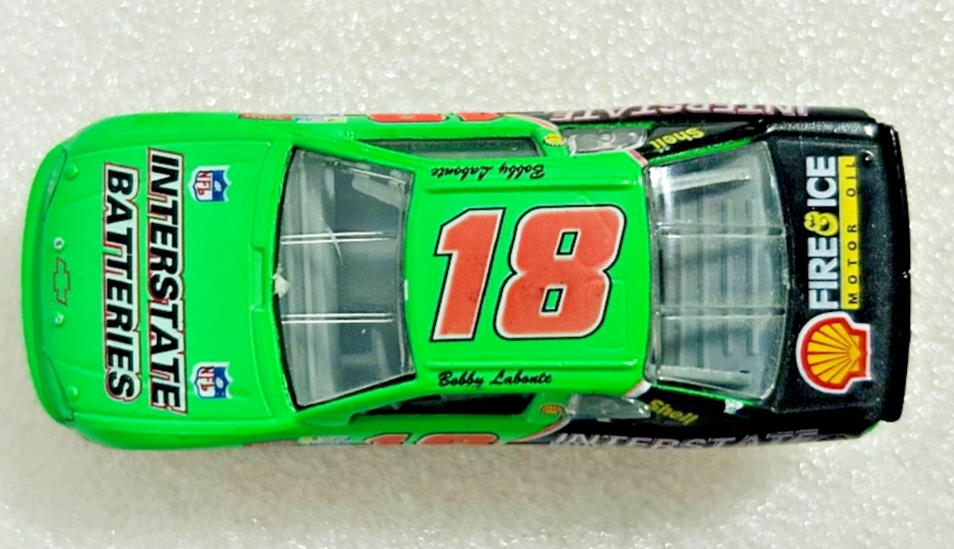 Bobby Labonte #18 Interstate Batteries Racing Champions NASCAR Diecast w/ Card