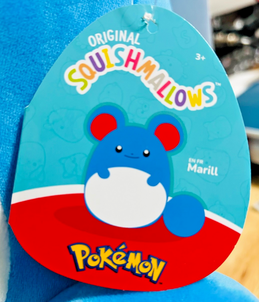 Pokémon Squishmallows Bundle Clefairy Marill Teddiursa Plush Toy Set NWT