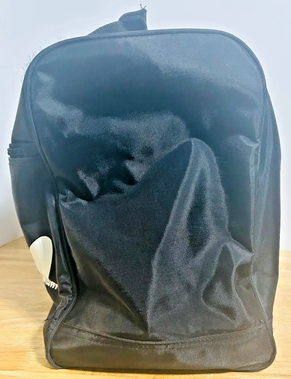 Brunswick Bowling Ball Tote Bag Black Single Ball w Side Zip Pocket