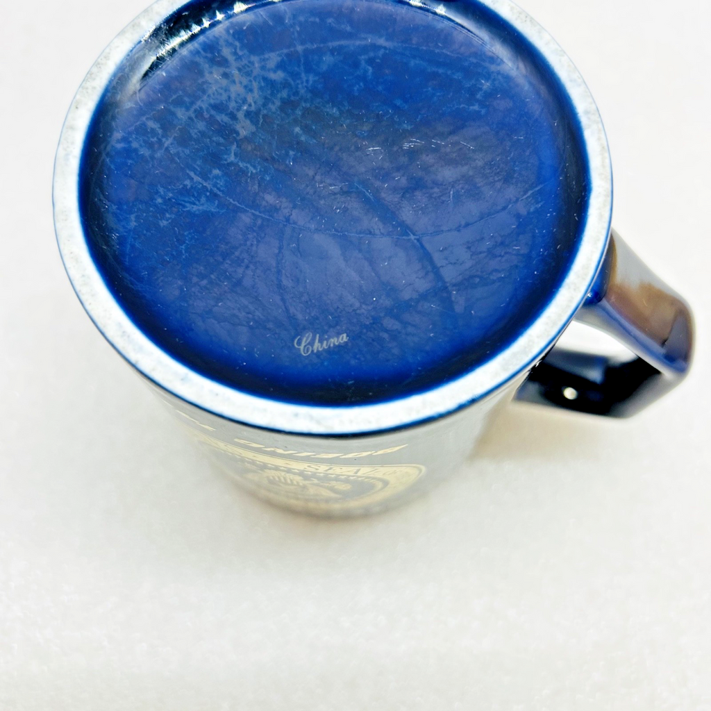 Air Force One Presidential Seal Boeing 747 Coffee Mug Navy Gold