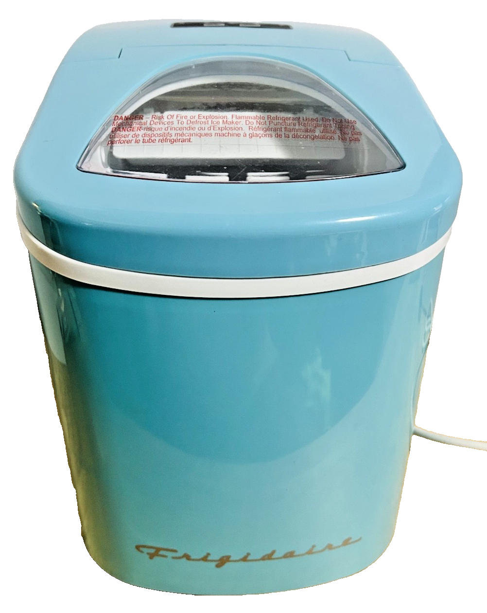 Frigidaire EFIC113-BLUE Portable Countertop Ice Maker 26 lb Daily Ice Machine