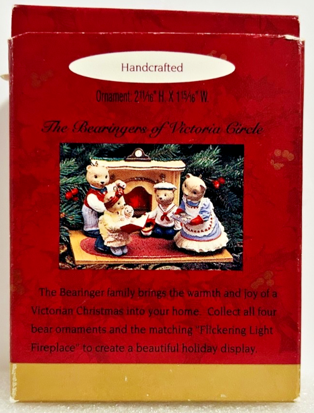 Hallmark Bearingers Poppa Bearinger 1993 Keepsake Ornament MIB