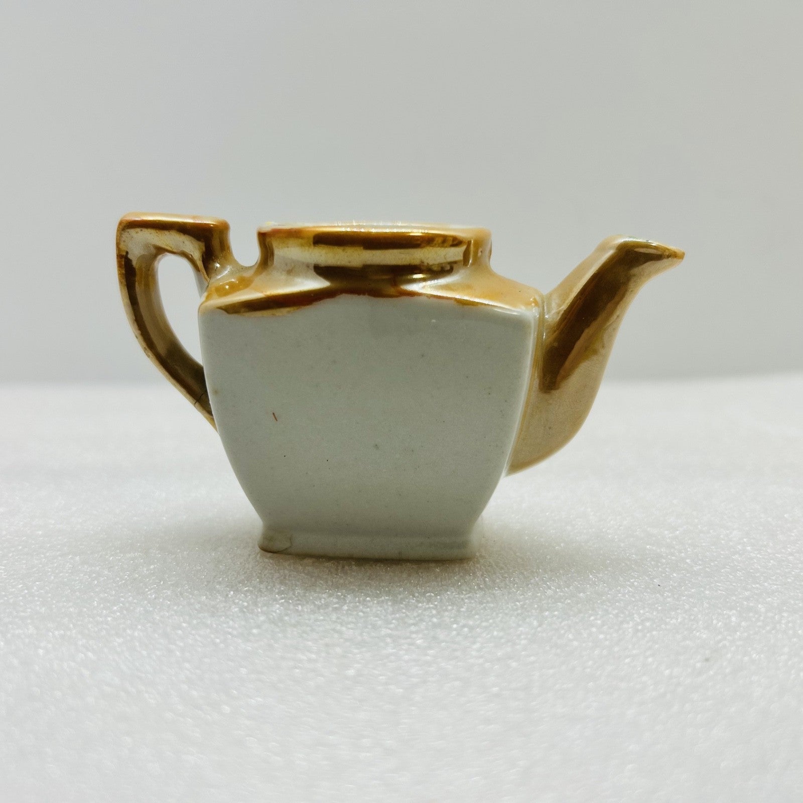 Vintage Mini Tea Set Teapot Cup Saucer Made In Japan Dollhouse Floral