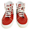 Vans Sk8-Hi Red White Leather Skate Shoes Men’s 11 PopCush