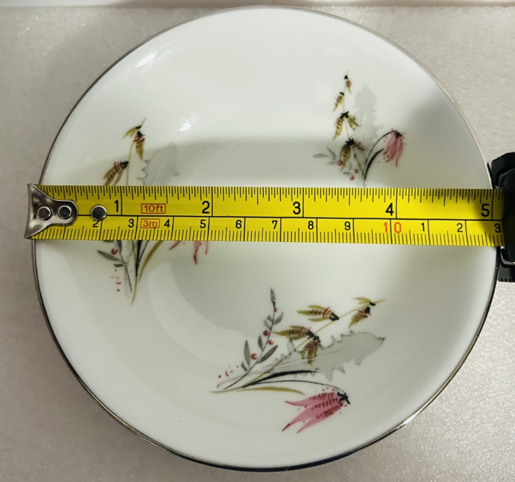 Royal Duchess Bavaria Germany Fine China Floral Rim Soup Bowl 5”