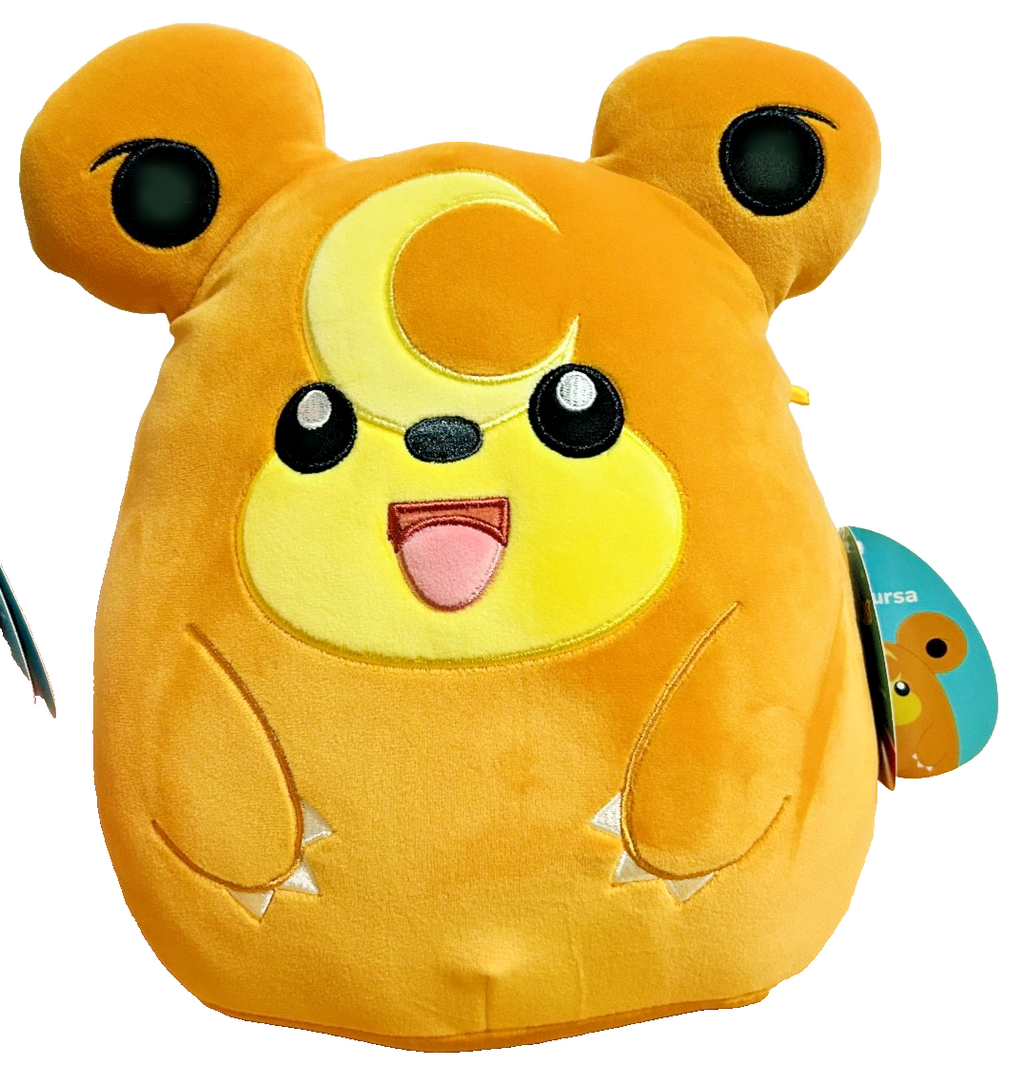 Pokémon Squishmallows Bundle Clefairy Marill Teddiursa Plush Toy Set NWT