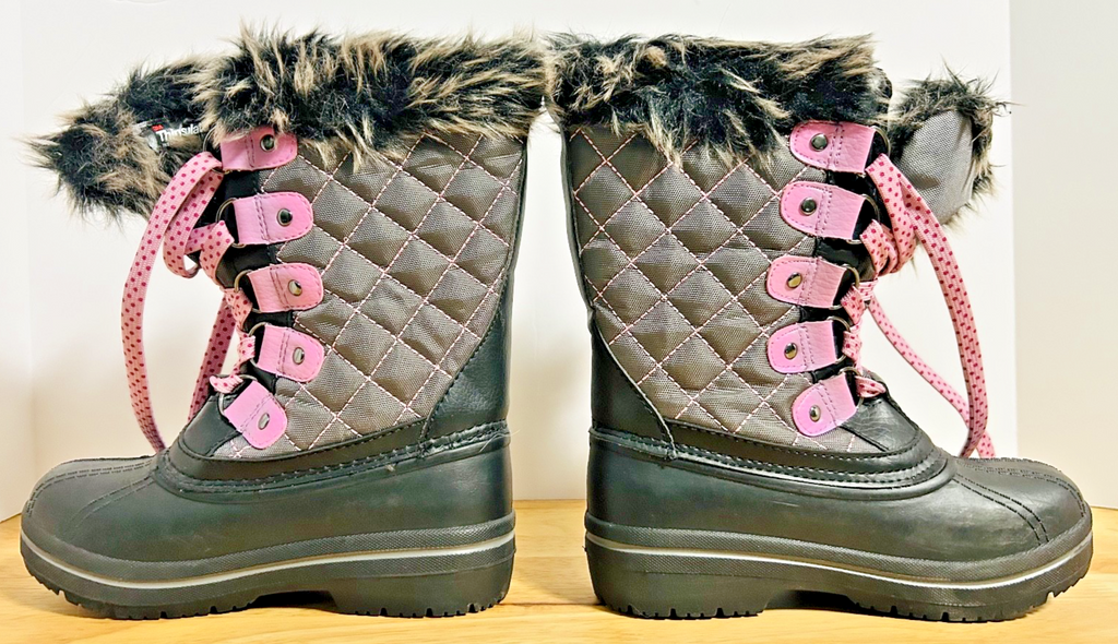 Quest Girls Boots Size 13K PDD-8KD4L412 STYLE NO.: QCWBG004-GRY