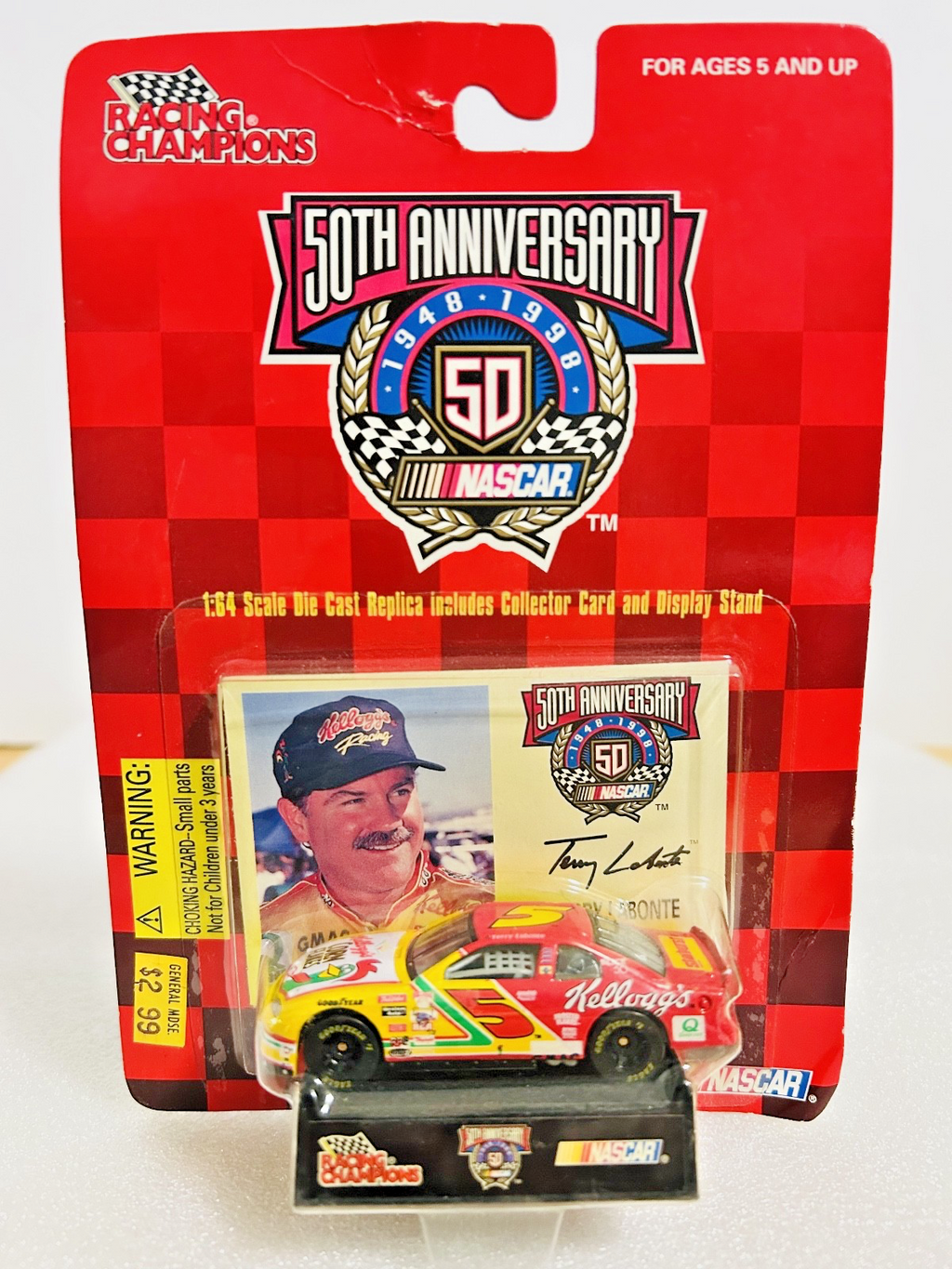 Racing Champions NASCAR 50th Anniversary #5 Terry Labonte Kellogg’s 1:64