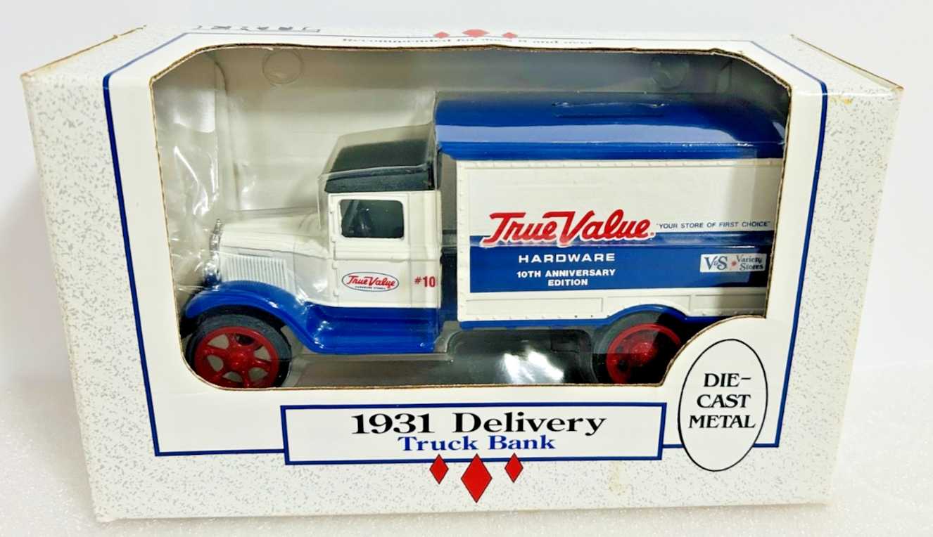 ERTL 1931 Delivery Truck Bank True Value Hardware 10th Anniversary Diecast