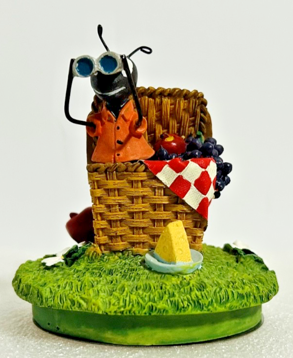 Yankee Candle Ant Picnic Tealight Holder Basket Scene Garden Decor