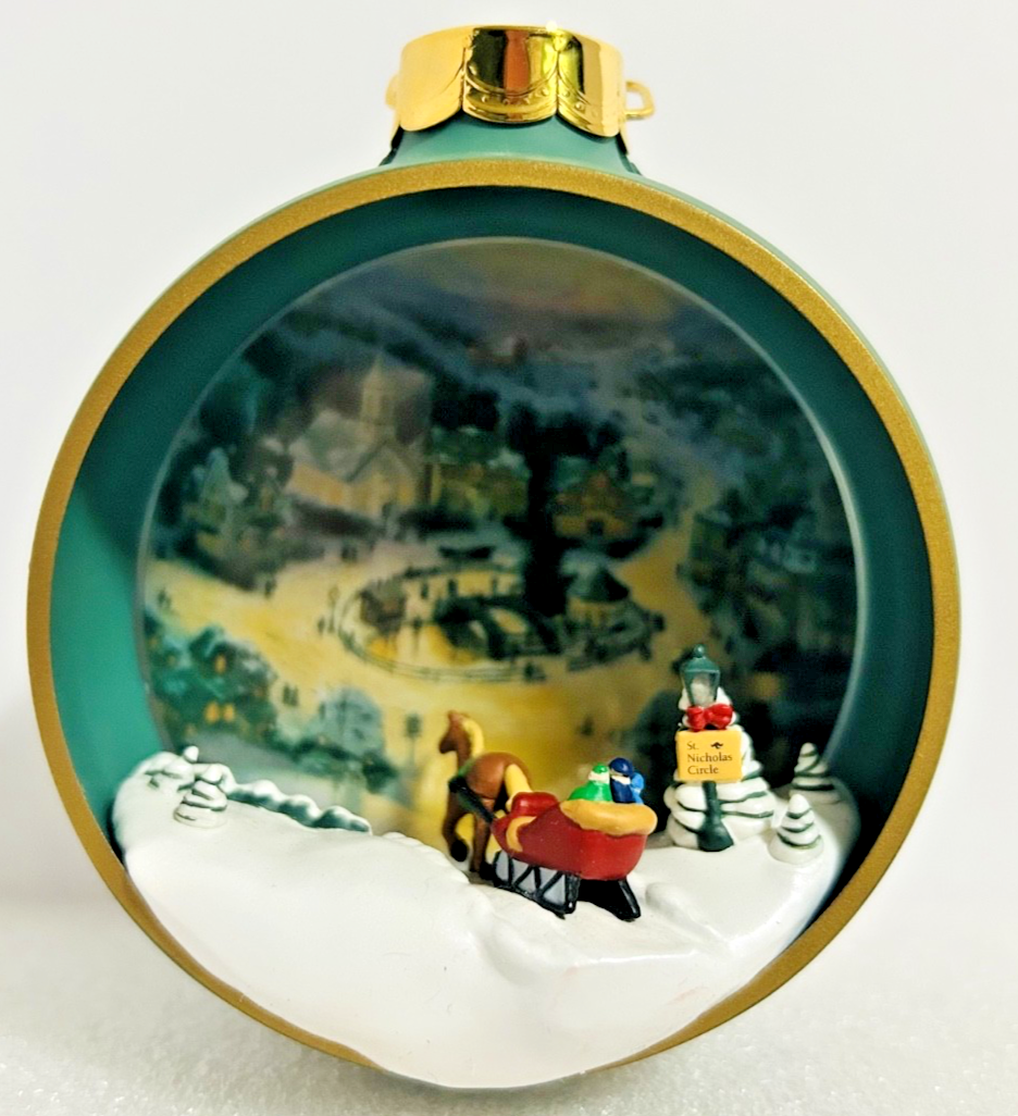 Hallmark 1998 St Nicholas Circle Kinkade Magic Lighted Ornament